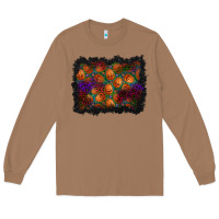 Toasted Coconut halloween pumpkin background Long Sleeve Tee - BundleAndBundleShop