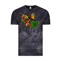 Cloud Black christmas heart Vintage Tee - RanaPortraitStore