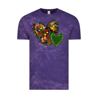 Cloud Purple christmas heart Vintage Tee - RanaPortraitStore