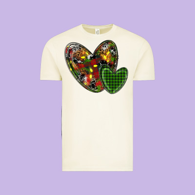 Christmas Heart Vintage Tee Designed By Ranaportraitstore