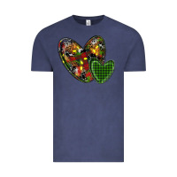 Vintage Denim christmas heart Vintage Tee - RanaPortraitStore