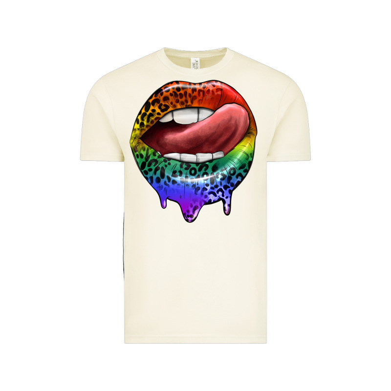 Rainbow Lips Pride Vintage Tee by FaDigitalArtStudio | Teevron