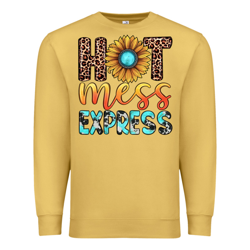 Hot Mess Express Premium Sweatshirt by JahusDesignShop | Teevron