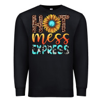 Black hot mess express Premium Sweatshirt - JahusDesignShop