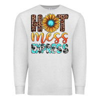 Oatmeal Heather hot mess express Premium Sweatshirt - JahusDesignShop