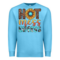 Ocean Blue hot mess express Premium Sweatshirt - JahusDesignShop