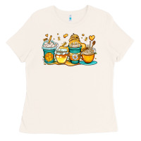 Bone honey bee coffee cups Ladies Tee - OliviaCreatesArt