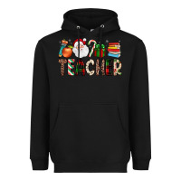 Black teacher christmas Heavyweight Hoodie - JahusDesignShop