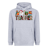 Heather Grey teacher christmas Heavyweight Hoodie - JahusDesignShop