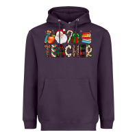 Plum teacher christmas Heavyweight Hoodie - JahusDesignShop