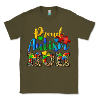 Army Green proud autism mom Classic Tee - CowGirlArtShop
