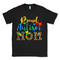 Black proud autism mom Classic Tee - CowGirlArtShop