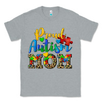 Heather Grey proud autism mom Classic Tee - CowGirlArtShop
