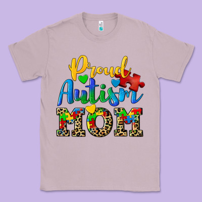 Proud Autism Mom Classic Tee Designed By Cowgirlartshop