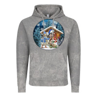Cloud Rock Winter Farm Animals Vintage Hoodie - FaDigitalArtStudio