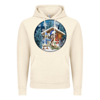Vintage Artic Winter Farm Animals Vintage Hoodie - FaDigitalArtStudio