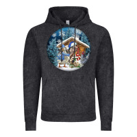 Vintage Black Winter Farm Animals Vintage Hoodie - FaDigitalArtStudio