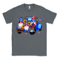Charcoal Heather american flag gnomes truck sunflowers star leopard Classic Tee - Artiststas