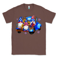 Chestnut american flag gnomes truck sunflowers star leopard Classic Tee - Artiststas