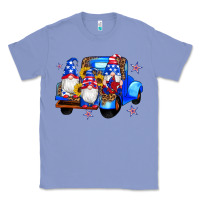 Colony Blue american flag gnomes truck sunflowers star leopard Classic Tee - Artiststas