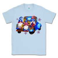 Dusty Blue american flag gnomes truck sunflowers star leopard Classic Tee - Artiststas