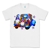 White american flag gnomes truck sunflowers star leopard Classic Tee - Artiststas