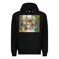 Black Western Blessed Mom Baby Calf Premium Hoodie - LillyAllenDesigns