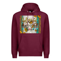 Burgundy Western Blessed Mom Baby Calf Premium Hoodie - LillyAllenDesigns