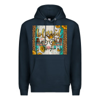 Navy Western Blessed Mom Baby Calf Premium Hoodie - LillyAllenDesigns