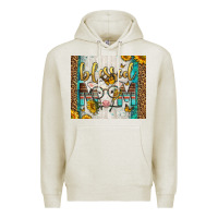Oatmeal Heather Western Blessed Mom Baby Calf Premium Hoodie - LillyAllenDesigns