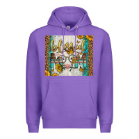 Purple Western Blessed Mom Baby Calf Premium Hoodie - LillyAllenDesigns