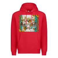 Red Western Blessed Mom Baby Calf Premium Hoodie - LillyAllenDesigns