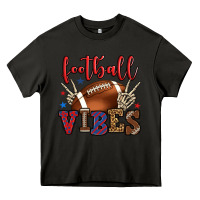 Asphalt Football vibes red and blue Heavy Core Tee - HowdyJamesFarm