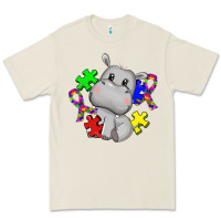 Bone autism hippopotamus Premium Tee - CowGirlArtShop