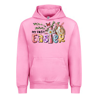 Fuchsia Pink My First Easter Bunny Urban Hoodie - RanaPortraitStore