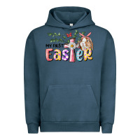 Pigment Midnight Navy My First Easter Bunny Urban Hoodie - RanaPortraitStore