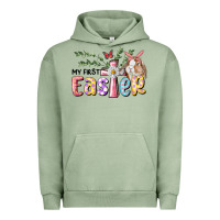Pigment Oil Green My First Easter Bunny Urban Hoodie - RanaPortraitStore