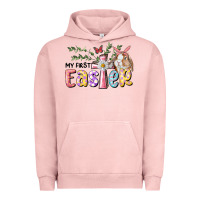 Pigment Salmon My First Easter Bunny Urban Hoodie - RanaPortraitStore