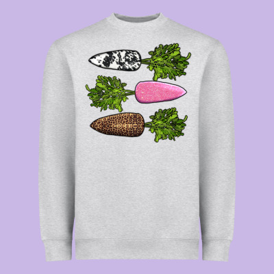 Easter Carrots Heavyweight Sweatshirt Designed By Adodesignshop
