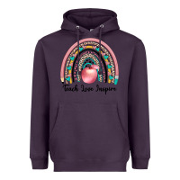 Plum teach love inspire Heavyweight Hoodie - JahusDesignShop