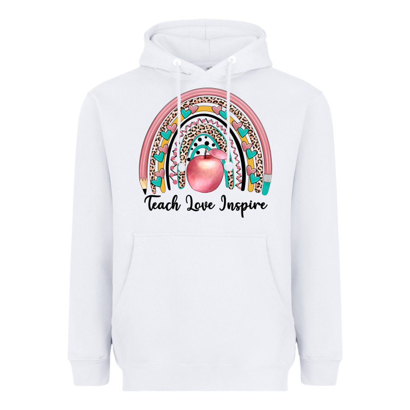 Teach Love Inspire Heavyweight Hoodie by JahusDesignShop | Teevron