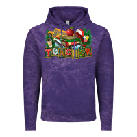 Cloud Purple Christmas Teacher Vintage Hoodie - FaDigitalArtStudio