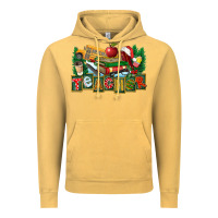 Vintage Mustard Christmas Teacher Vintage Hoodie - FaDigitalArtStudio