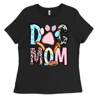 Black Easter dog mom Ladies Tee - OliviaCreatesArt