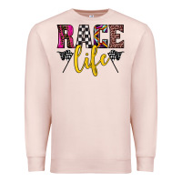 Pale Pink race life Premium Sweatshirt - JahusDesignShop
