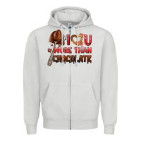 Dove Grey i love you more than chocolate Zipper Hoodie - AdoDesignShop