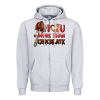 Heather Grey i love you more than chocolate Zipper Hoodie - AdoDesignShop