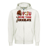Oatmeal Heather i love you more than chocolate Zipper Hoodie - AdoDesignShop