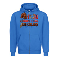 True Royal i love you more than chocolate Zipper Hoodie - AdoDesignShop