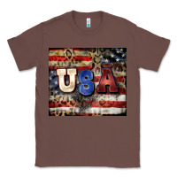 Chestnut usa Classic Tee - CowGirlArtShop